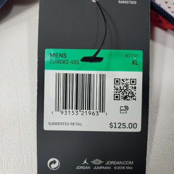 Air Jordan Flight Legacy FIBA Jacket Red/White/Blue CJ9082-451 Men’s Size XL NWT - Picture 9 of 11